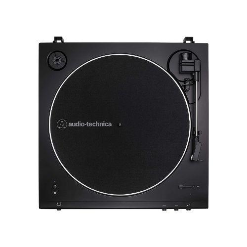 Audio-Technica AT-LP60XBTBK | Turntable Stereo - Wireless - Bluetooth - Belt Drive - Fully Automatic - Black-SONXPLUS St-Jean