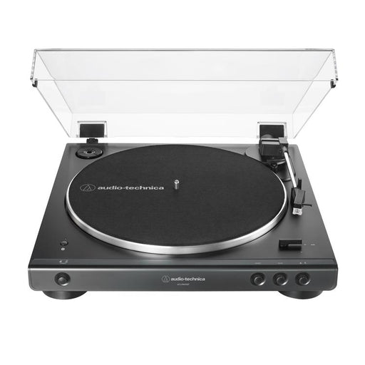 Audio-Technica AT-LP60XBTBK | Turntable Stereo - Wireless - Bluetooth - Belt Drive - Fully Automatic - Black-SONXPLUS St-Jean