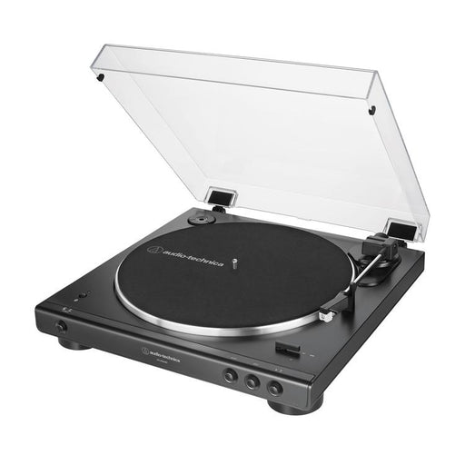 Audio-Technica AT-LP60XBTBK | Turntable Stereo - Wireless - Bluetooth - Belt Drive - Fully Automatic - Black-SONXPLUS St-Jean