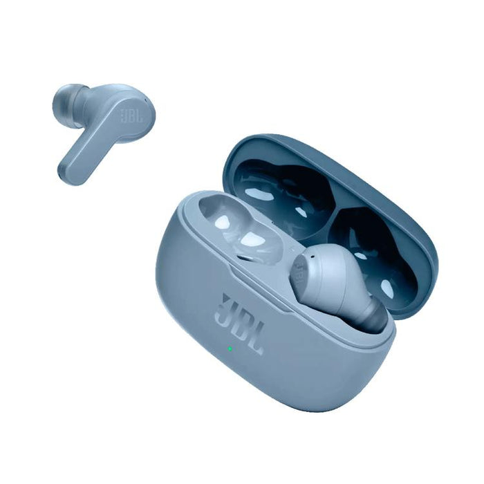 JBL Vibe 200TWS | 100% Wireless In-Ear Headphones - Bluetooth - JBL Deep Bass Sound - Microphone - Blue-SONXPLUS St-Jean