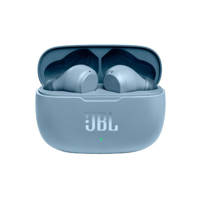 JBL Vibe 200TWS | 100% Wireless In-Ear Headphones - Bluetooth - JBL Deep Bass Sound - Microphone - Blue-SONXPLUS St-Jean