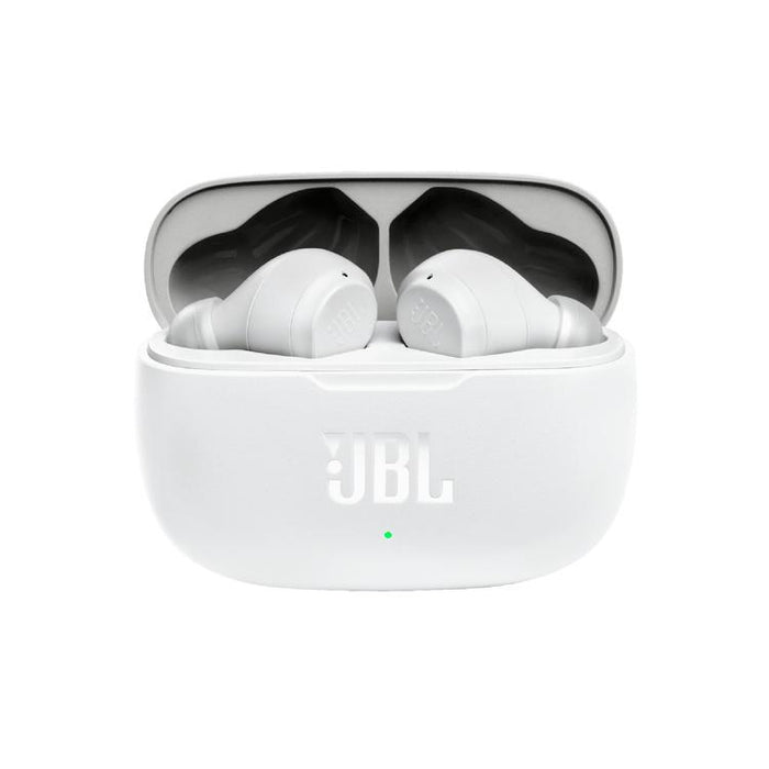 JBL Vibe 200TWS | 100% Wireless In-Ear Headphones - Bluetooth - JBL Deep Bass Sound - Microphone - White-SONXPLUS St-Jean