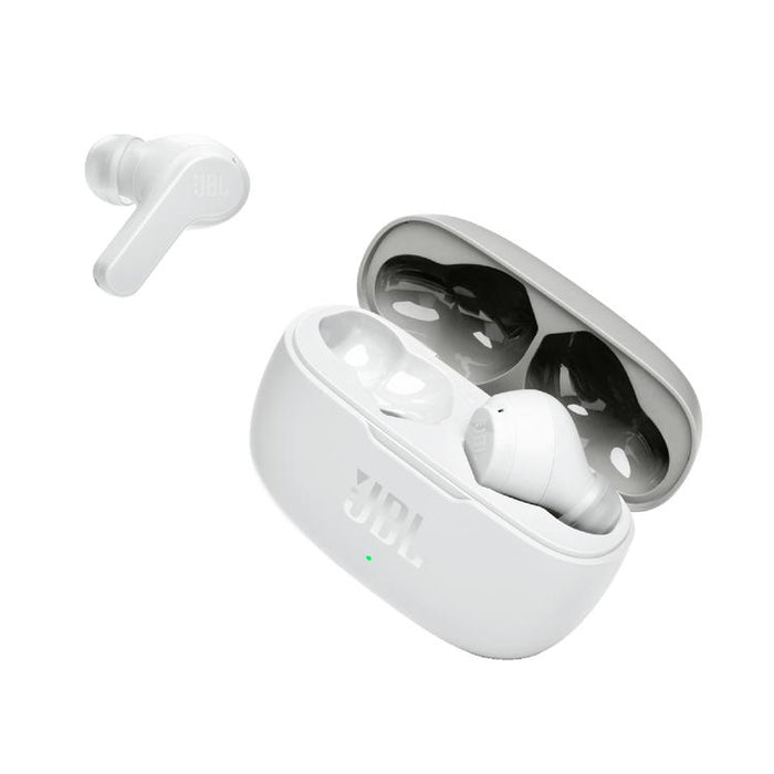 JBL Vibe 200TWS | 100% Wireless In-Ear Headphones - Bluetooth - JBL Deep Bass Sound - Microphone - White-SONXPLUS St-Jean