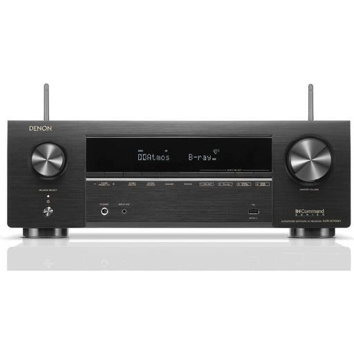 Denon AVRX1700H | 7.2 channel AV receiver - Home theater - 3D Audio - 8K - HEOS - 80 W / Channel - Black-SONXPLUS St-Jean