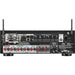 Denon AVRX1700H | 7.2 channel AV receiver - Home theater - 3D Audio - 8K - HEOS - 80 W / Channel - Black-SONXPLUS St-Jean