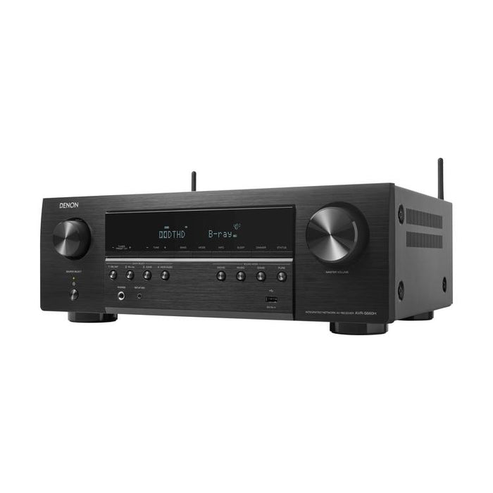 Denon AVRS660H | 5.2 channel AV receiver - Home theater - 8K - HEOS integrated - Voice control - 75 W / Channel - Black-SONXPLUS St-Jean