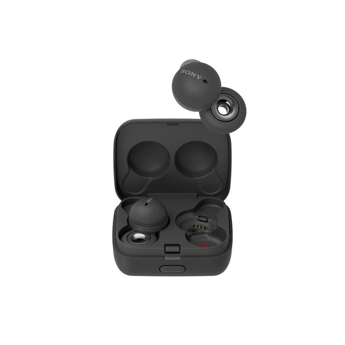 Sony WF-L900 | In-ear headphones - LinkBuds - 100% Wireless - Bluetooth - Microphone - Adaptive control - Up to 17.5 hours battery life - Grey-SONXPLUS St-Jean