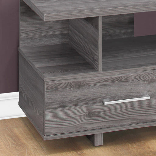 Monarch Specialties I 2608 | TV stand - 48" - 2 Storage drawers - Grey-SONXPLUS St-Jean