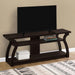 Monarch Specialties I 2667 | TV stand - 60" - Open concept with 3 levels - Espresso-SONXPLUS St-Jean