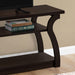 Monarch Specialties I 2667 | TV stand - 60" - Open concept with 3 levels - Espresso-SONXPLUS St-Jean