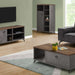 Monarch Specialties I 2830 | TV stand - 48" - Imitation wood - Medium brown - Grey imitation concrete-SONXPLUS St-Jean