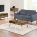 Monarch Specialties I 2835 | TV stand - 48" - 3 Drawers - Mid-century concept - Imitation walnut-SONXPLUS St-Jean