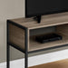Monarch Specialties I 2876 | TV stand - 48" - Black metal - Dark taupe-SONXPLUS St-Jean