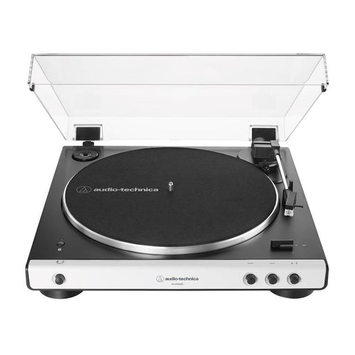 Audio-Technica AT-LP60XBT | Turntable Stereo - Wireless - Bluetooth - Belt Drive - Fully Automatic - White-SONXPLUS St-Jean
