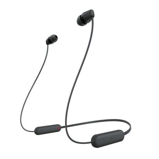 Sony WI-C100 | In-ear headphones - Wireless - Bluetooth - Around the neck - Microphone - IPX4 - Black-SONXPLUS St-Jean