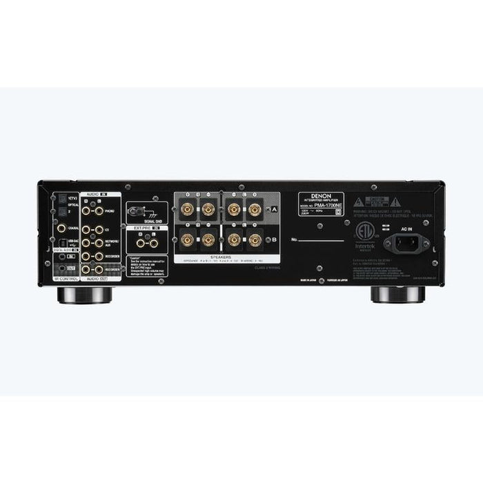 Denon PMA-1700NE | Integrated amplifier - 140W - Push-pull MOS circuit - Black-SONXPLUS St-Jean
