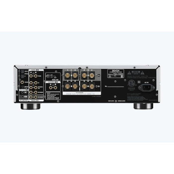 Denon PMA-1700NE | Integrated Amplifier - 140W - Push-pull MOS circuit - Silver-SONXPLUS St-Jean