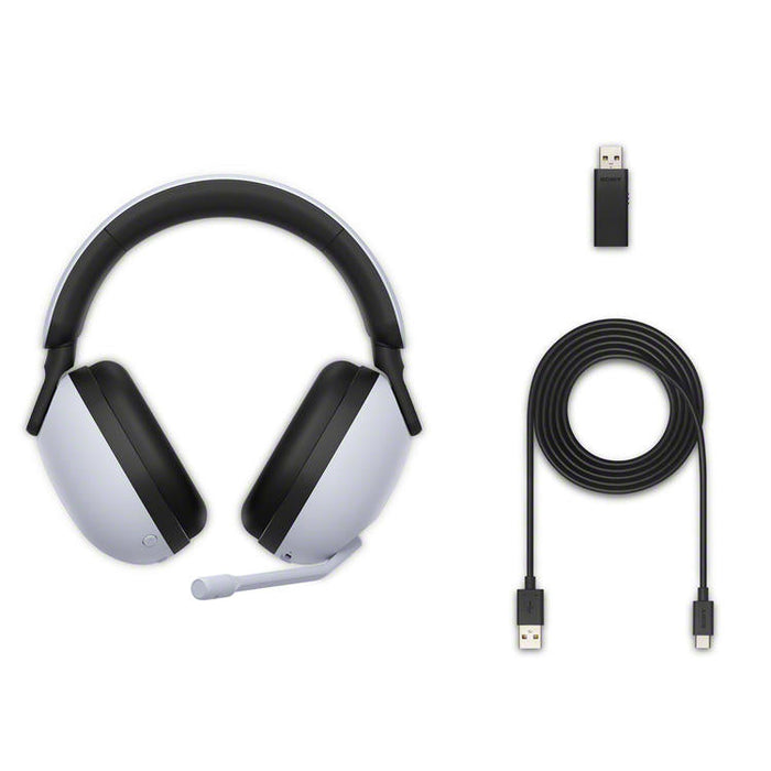 Sony WHG900N/W | INZONE H9 circumaural headset - Gamer - Wireless - Bluetooth - Active noise cancelling - White-SONXPLUS St-Jean