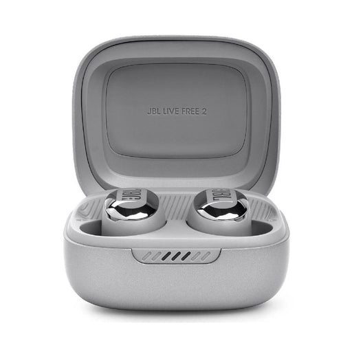 JBL Live Free 2 | In-Ear Headphones - 100% Wireless - Bluetooth - Smart Ambient - Microphones - Silver-SONXPLUS St-Jean