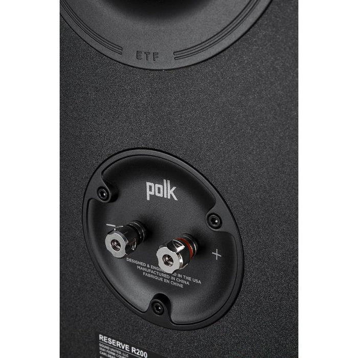 Polk Reserve R200 | Bookshelf Speakers - Excellent home theater detail - Black - Pair-SONXPLUS St-Jean