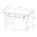 Monarch Specialties I 7439 | Computer Cabinet - Compact - Large keyboard tray - Grey top - Black-SONXPLUS St-Jean