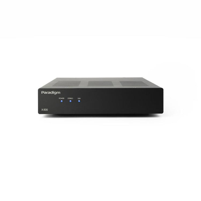 Paradigm X-500 | Stereo Amplifier - 2 channel or bridged single channel - Up to 500 watts of power - Slim - Black-SONXPLUS St-Jean