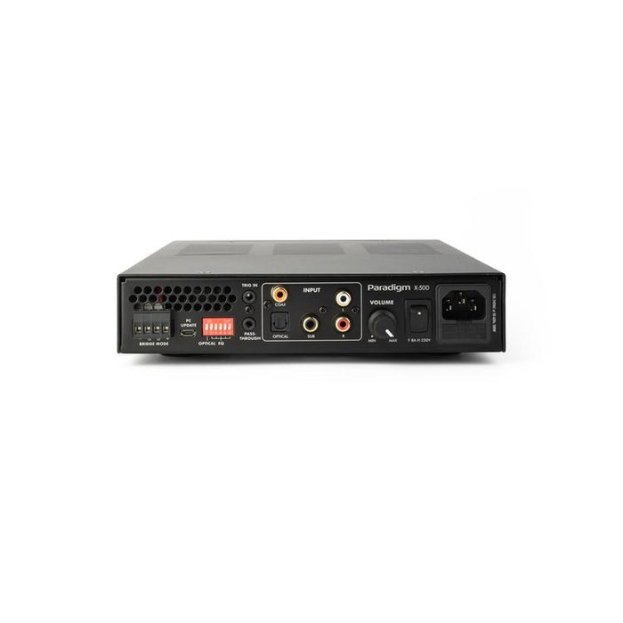 Paradigm X-500 | Stereo Amplifier - 2 channel or bridged single channel - Up to 500 watts of power - Slim - Black-SONXPLUS St-Jean