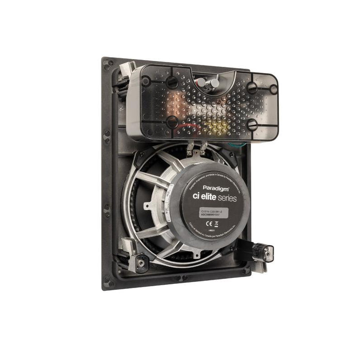 Paradigm CI Elite E80-IW V2 | Flush mounted speaker - Wall - SHOCK-MOUNT - Black - Ready to paint surface - Unit-SONXPLUS St-Jean
