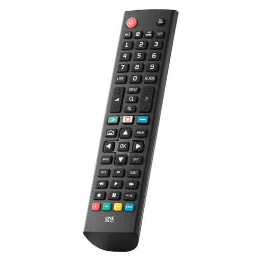 One for All URC4811R | Direct replacement remote control for any LG TV - Replacement Series - Black-SONXPLUS St-Jean