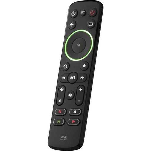 One for All URC7935R | Smart universal remote control for TV, streaming device and soundbar - Smart Series - Black-SONXPLUS St-Jean
