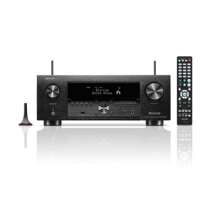 Denon AVRX4800H | 9.4 channel AV receiver - 8K - Auro 3D - Home theater - HEOS - Black-SONXPLUS St-Jean