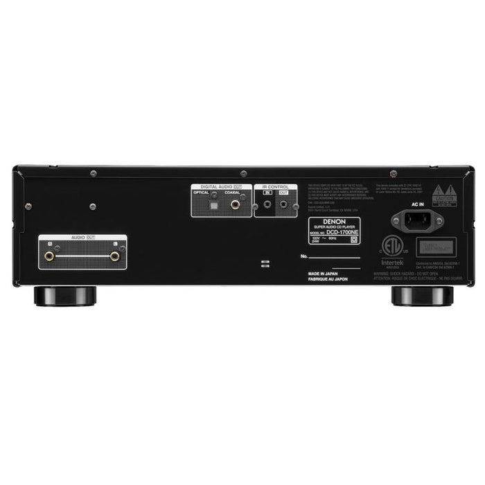Denon DCD-1700NE | CD/SACD Player - With Advanced AL32 Processing Plus - SVH Mechanism - Black-SONXPLUS St-Jean