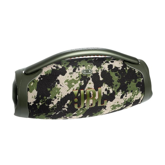 JBL Boombox 3 | Portable Speaker - Bluetooth - IP67 - 3 Channels - Camouflage-SONXPLUS St-Jean