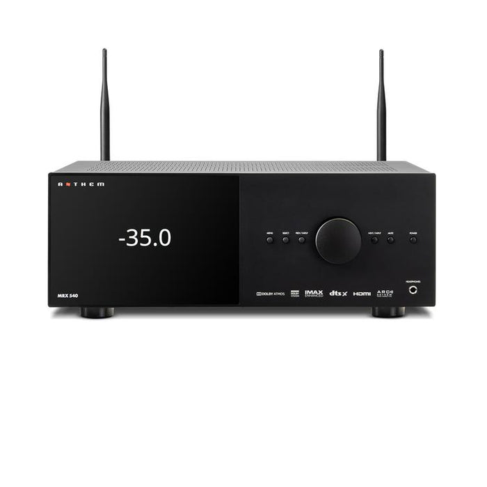 Anthem MRX 540 8K | Home Theater Receiver - 7.2 Channel Preamplifier and 5 Channel Amplifier - 100 W - Black-SONXPLUS St-Jean