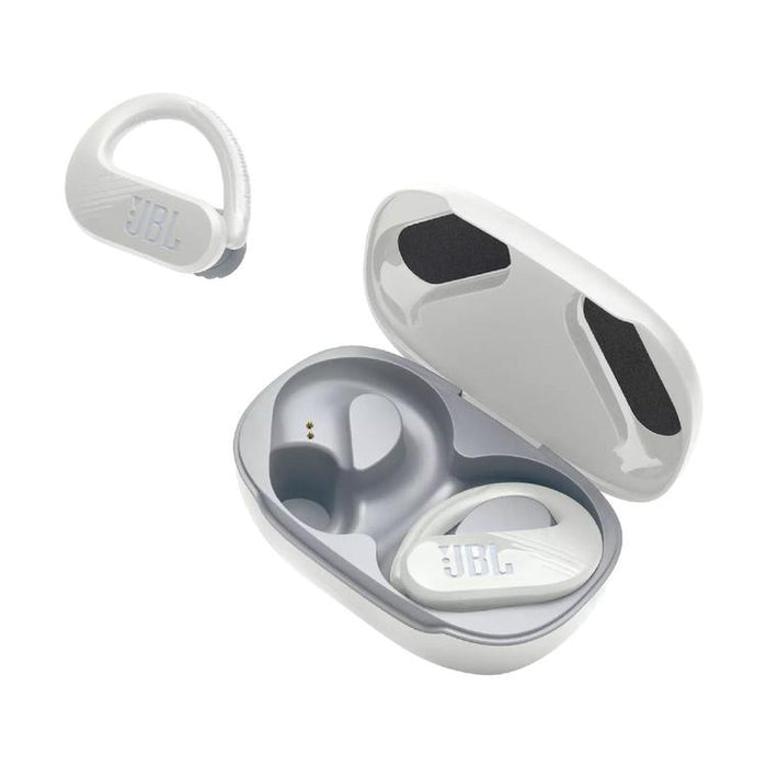 JBL Endurance Peak III | Sport In-Ear Headphones - 100% Wireless - Waterproof - Powerhook Design - White-SONXPLUS St-Jean