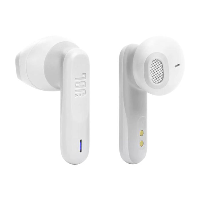 JBL Vibe Flex | In-Ear Headphones - Wireless - Bluetooth - Stick-open Design - Smart Ambient Technology - White-SONXPLUS St-Jean