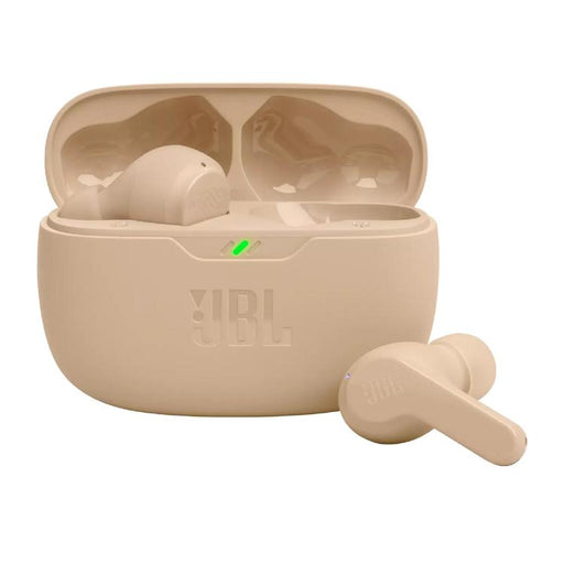 JBL Vibe Beam | In-Ear Headphones - Wireless - Bluetooth - Smart Ambient Technology - Beige-SONXPLUS St-Jean