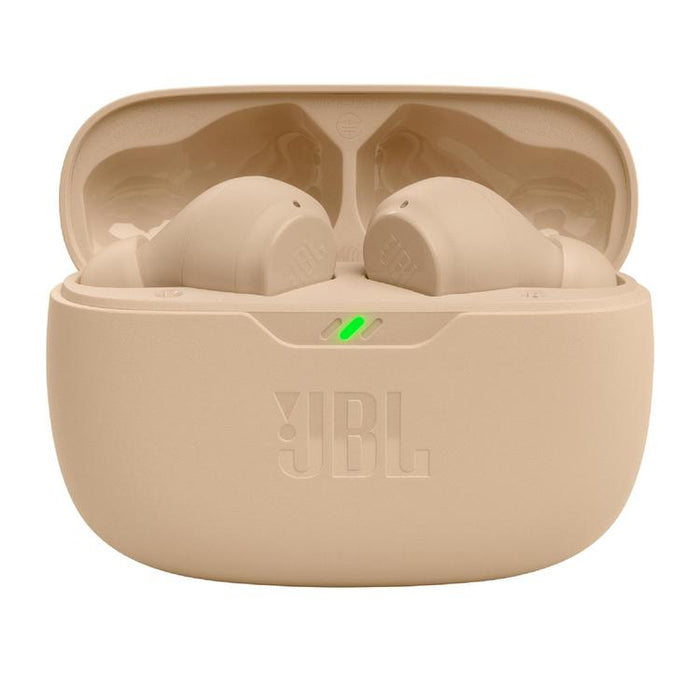 JBL Vibe Beam | In-Ear Headphones - Wireless - Bluetooth - Smart Ambient Technology - Beige-SONXPLUS St-Jean
