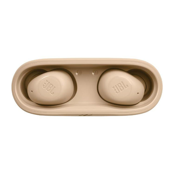 JBL Vibe Buds | In-Ear Headphones - Wireless - Bluetooth - Smart Ambient Technology - Beige-SONXPLUS St-Jean