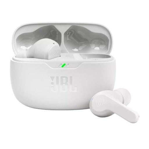 JBL Vibe Beam | In-Ear Headphones - Wireless - Bluetooth - Smart Ambient Technology - White-SONXPLUS St-Jean