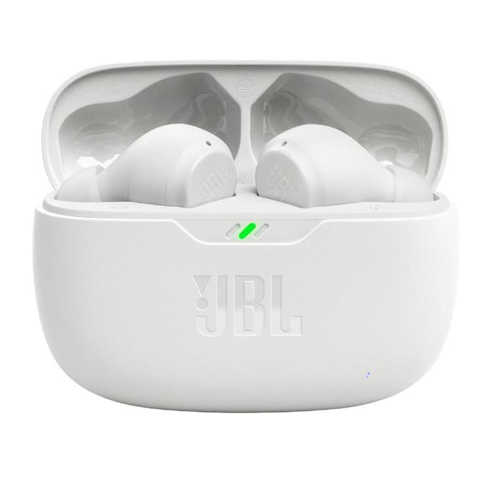 JBL Vibe Beam | In-Ear Headphones - Wireless - Bluetooth - Smart Ambient Technology - White-SONXPLUS St-Jean