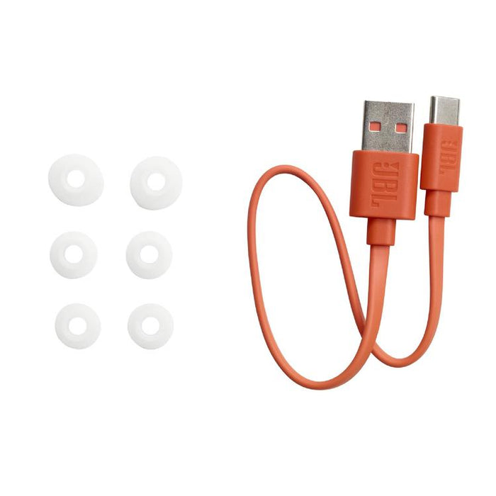 JBL Vibe Beam | In-Ear Headphones - Wireless - Bluetooth - Smart Ambient Technology - White-SONXPLUS St-Jean