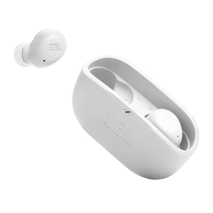 JBL Vibe Buds | In-Ear Headphones - Wireless - Bluetooth - Smart Ambient Technology - White-SONXPLUS St-Jean