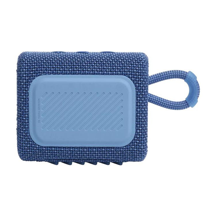 JBL Go 3 Eco | Mini Speaker - Ultra-portable - Bluetooth - IP67 - Blue-SONXPLUS St-Jean