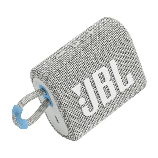 JBL Go 3 Eco | Mini Speaker - Ultra-portable - Bluetooth - IP67 - White-SONXPLUS St-Jean