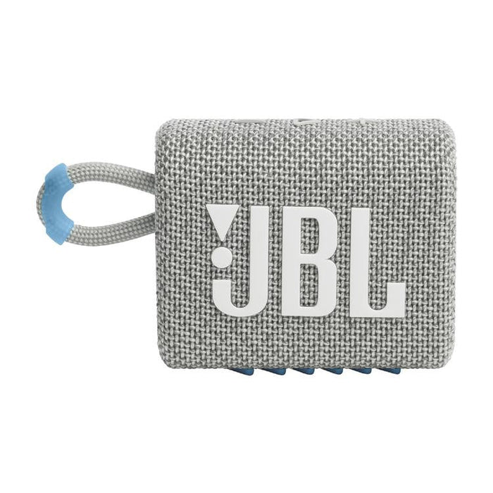 JBL Go 3 Eco | Mini Speaker - Ultra-portable - Bluetooth - IP67 - White-SONXPLUS St-Jean