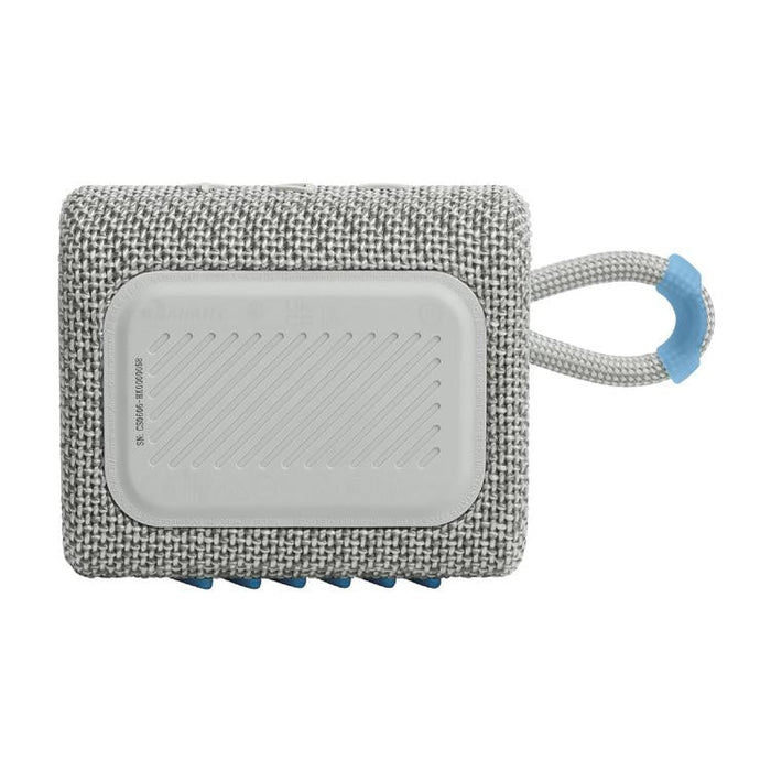 JBL Go 3 Eco | Mini Speaker - Ultra-portable - Bluetooth - IP67 - White-SONXPLUS St-Jean