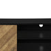 Monarch Specialties I 2781 | 72'' TV stand - Black base - With 2 faux wood doors-SONXPLUS St-Jean