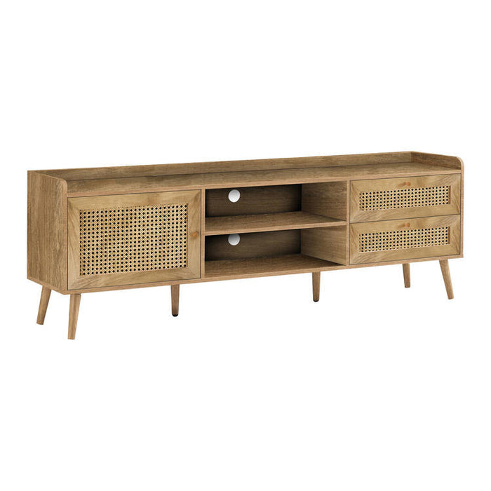 Monarch Specialties I 2723 | 72'' TV stand - With storage - Walnut-SONXPLUS St-Jean