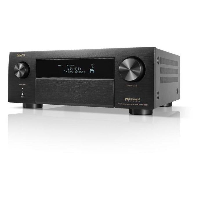 Denon AVRX4800H & HOME250 | 9.4 channel AV receiver and wireless speaker - 8K - Auro 3D - Home theater - HEOS - Black-SONXPLUS St-Jean